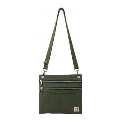 ふるさと納税 加東市 帆布工房 多機能ショルダーバッグ(カーキ) 約21×22cm
