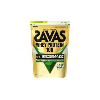 ふるさと納税 倉敷市 ザバス ホエイプロテイン100 すっきりフルーティー風味 700g×1袋 SAVAS プロテイン