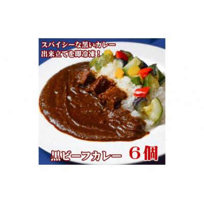 ふるさと納税 倉敷市 黒ビーフカレー200g 6個セット