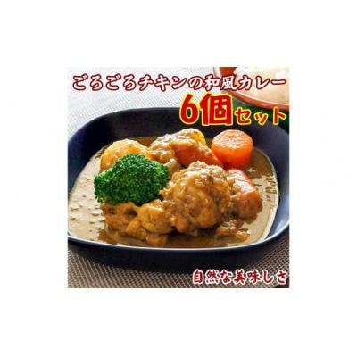 ふるさと納税 倉敷市 ごろごろチキンの和風カレー200g 6個セット