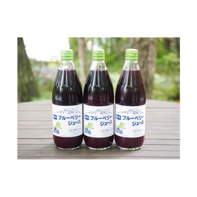 ふるさと納税 軽井沢町 沢屋ブルーベリージュース600ml×3本セット 