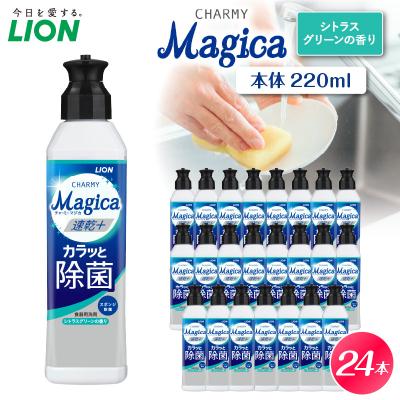ふるさと納税 市原市 CHARMY Magica 速乾 プラス カラッと除菌 シトラスグリーンの香 本体220ml×24個