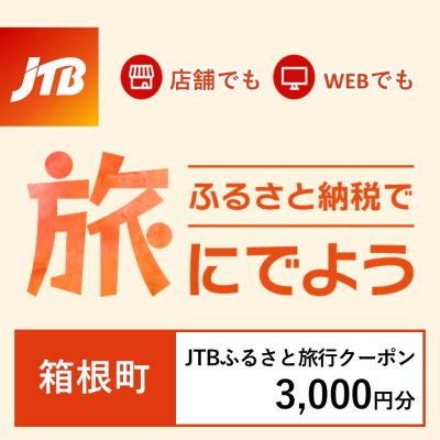 ふるさと納税 箱根町 [神奈川県箱根町]JTBふるさと旅行クーポン(Eメール発行)3,000円分