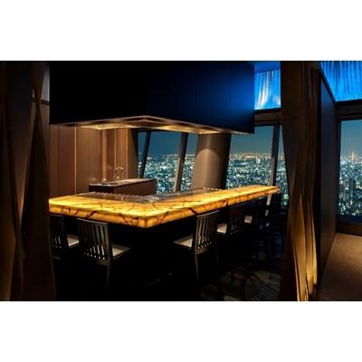 ふるさと納税 墨田区 [ペアご利用券]スカイレストラン634 ディナー鉄板粋 東京スカイツリー(R)入場券付