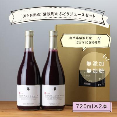 ふるさと納税 紫波町 ワイナリーのつくる「紫波町のぶどうジュース」2本セット