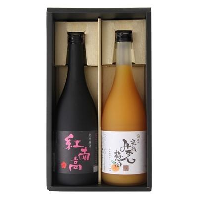 ふるさと納税 上富田町 和歌山の贅沢梅酒ギフトセット(紅南高・完熟みかん梅酒)