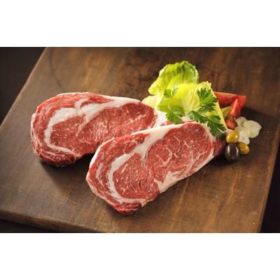 ふるさと納税 帯広市 豊西牛厚切ロースステーキ用 2枚セット(約800g) 　