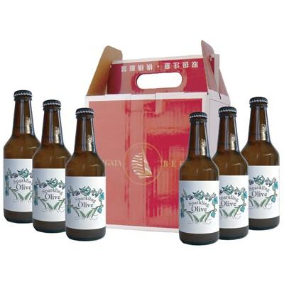 ふるさと納税 土庄町 [小豆島]スパークリング・オリーブ(発泡酒) 6本セット