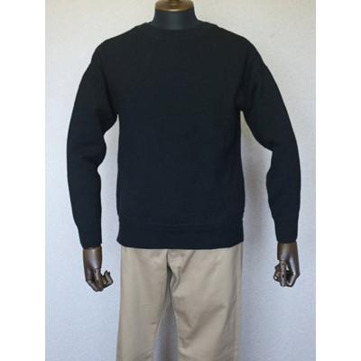 ふるさと納税 五泉市 「メンズニット」ガンジーセーター(ブラック)L　五泉ニット(23000円)