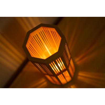 ふるさと納税 山形県 青森ヒバを使用した組子細工による照明器具 「燦