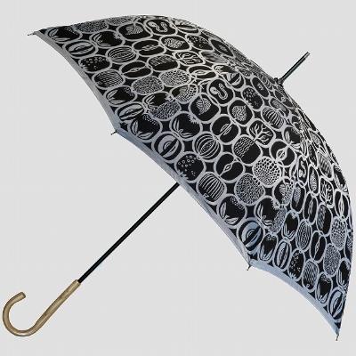 ふるさと納税 山梨県 槙田商店　晴雨兼用長傘　Stig L.　フルクトラーダ　ブラック