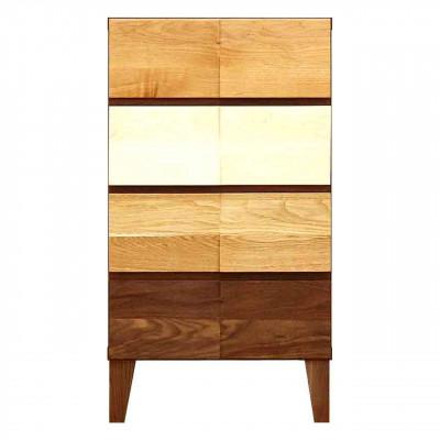 ふるさと納税 大川市 幅44-4段チェスト「モデルノ」MIX[丸田木工]