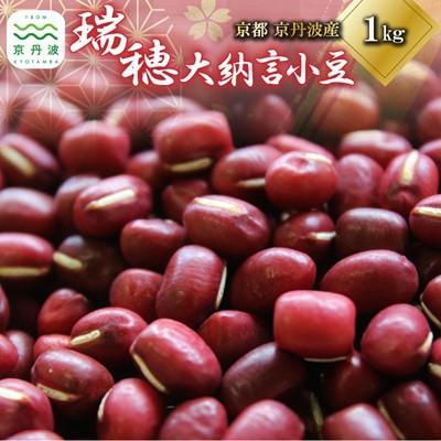 ふるさと納税 京丹波町 瑞穂大納言小豆 1kg 京都 京丹波町産