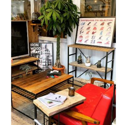 ふるさと納税 和泉市 COBA(32)サイドテーブル　コ型(ラック付き)_3