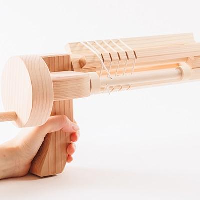 ふるさと納税 津山市 ゴム鉄砲 ガトリングガン 組み立てキット : さと