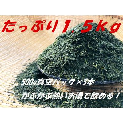 ふるさと納税 川根本町 坂本園の川根番茶 1.5kg