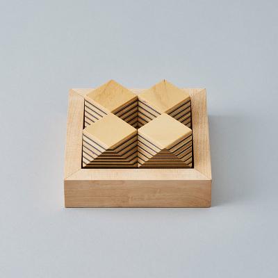 ふるさと納税 芦別市 PLYWOOD laboratory Paper-Wood パズル「canyon」