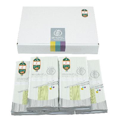 ふるさと納税 土庄町 [小豆島]小豆島・手延べ銀四郎めん オリーブめん 250g(50g×5束)×6袋