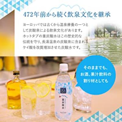 ふるさと納税 竹田市 「ケイ素(シリカ)」配合! 重炭酸水 500ml 24本入りの画像