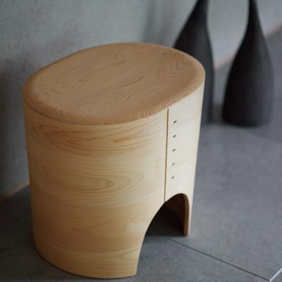 ふるさと納税 高山市 【KASHIWA】HINOCO ひのこ スツール 岐阜県産檜 飛騨の家具 柏木工 ひのき AM046_2
