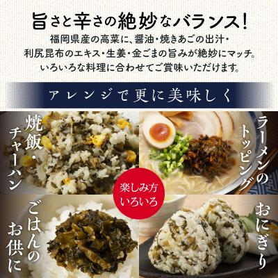 ふるさと納税 久留米市 国産辛子高菜メガセット_2