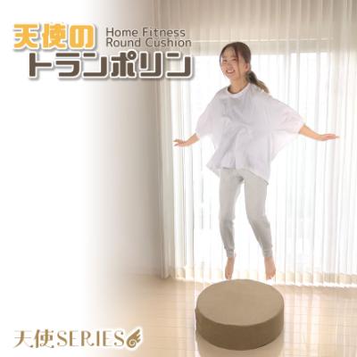 ふるさと納税 蒲郡市 天使のトランポリン クッション _カフェオレベージュ[G0318]