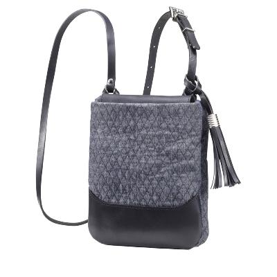 ふるさと納税 豊岡市 豊岡鞄　anti-mode style QUILT Pochette(ブラック)