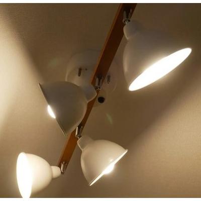 ふるさと納税 多可町 ウッドバーシーリングライト リモコン ストレート 天井照明 LED電球色付属 照明器具 北欧の画像