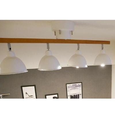 ふるさと納税 多可町 ウッドバーシーリングライト リモコン ストレート 天井照明 LED電球色付属 照明器具 北欧の画像