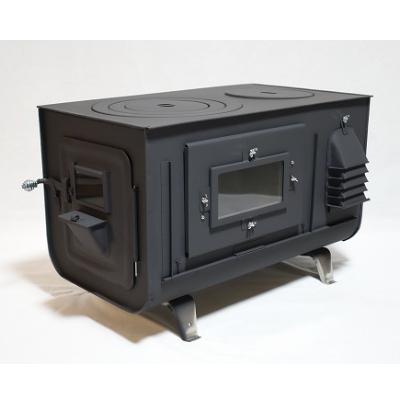 ふるさと納税 小樽市 新保製作所 角型3面窓付薪ストーブ ”FIRESIDE