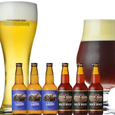 ふるさと納税 北杜市 世界1位受賞ビール「清里ラガー」 「プレミアム ロック・ボック」 2種6本セット