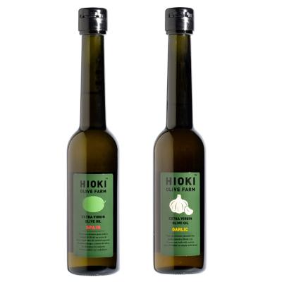 ふるさと納税 日置市 HIOKI OLIVE FARM 緑豊オリーブ(スペイン産)とガーリックオイル(各180g)