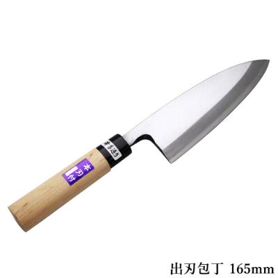 ふるさと納税 小野市 国栄 出刃包丁 白鋼 霞研ぎ 165mm : さと