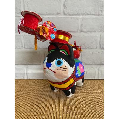 ふるさと納税 春日部市 でんでん犬張子(大) 手作り張子人形 : さとふる