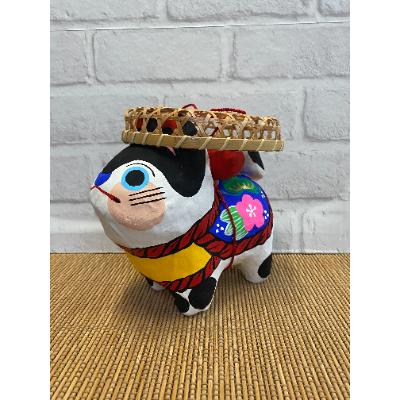 全ての ふるさと納税 ざるかぶり犬張子 大 手作り張子人形 春日部市 その他美術 工芸品 Garces Org