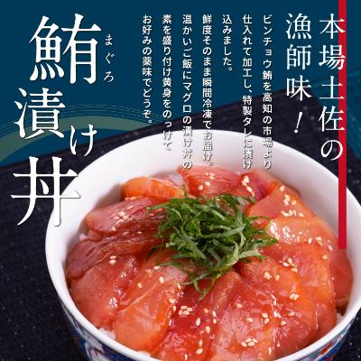 2400円 在庫あり ふるさと納税 香美市 高知の海鮮丼の素 マグロ漬け 80g 5p