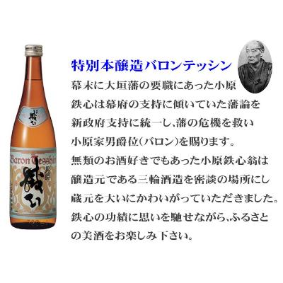 ふるさと納税 大垣市 大垣むすびの地　こだわりの地酒セット　720ml×3本(俳句ラベル・船町港・バロンテッシン) 