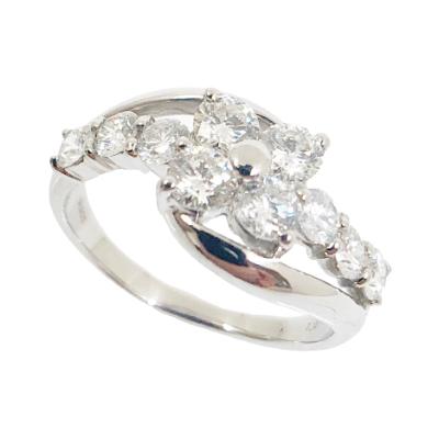 ふるさと納税 甲府市 プラチナ製 ファッション スイートテン ダイヤモンド 17号 H290p 17号 H290p