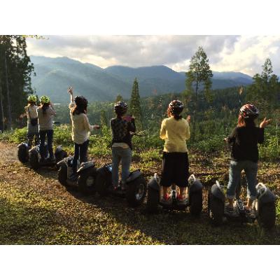 ふるさと納税 能勢町 ボウケンノモリNOSE　フォレストセグウェイツアー体験チケット　3名様