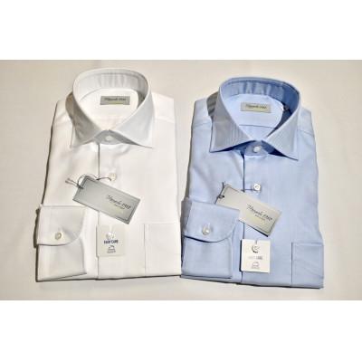 ふるさと納税 人吉市 EASY CAREワイド2枚セット　HITOYOSHIシャツSIZE42-86