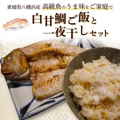 ふるさと納税 八幡浜市 高級魚・白甘鯛ご飯と一夜干し[E26-10]