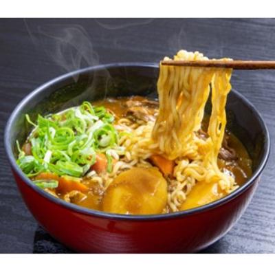 ふるさと納税 稚内市 [中辛]ほたて風味・稚内カレーラーメン1袋(2食入り)338g×7 計14食入り