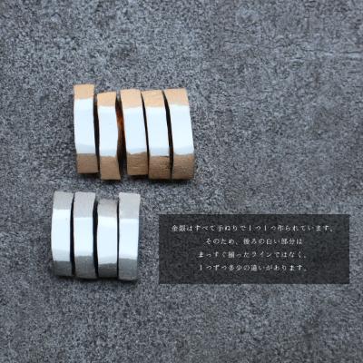 ふるさと納税 有田町 まるふく 有田焼 金銀ボウル・箸置4点セット A45-312の画像