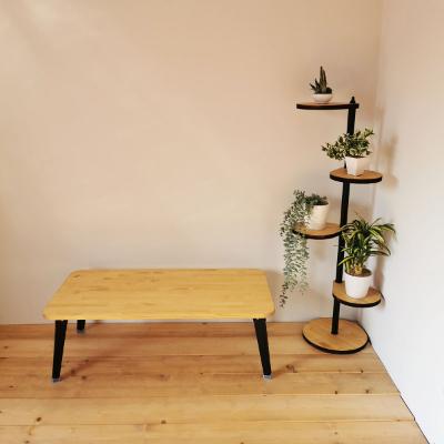 ふるさと納税 守口市 天然木を使用したまる角のテーブル 45cm×90cm 天然木 ナチュラル 完成品|y-sf|04