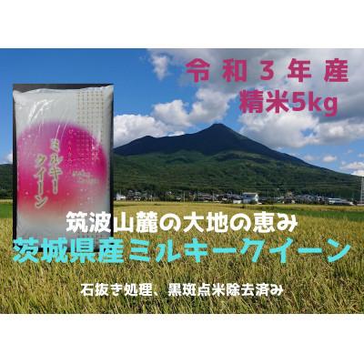 ふるさと納税 土浦市 【6月中旬より発送】【令和3年産ミルキークイーン】冷めても美味しいお米(精米)5kg｜y-sf