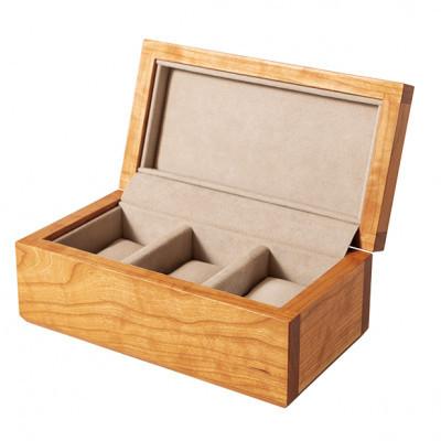 ふるさと納税 武蔵村山市 [KOMA]時計ケース 3本用 Mクッション チェリー 小根追組