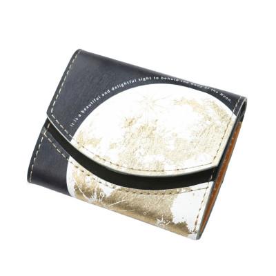 ふるさと納税 茨木市 [月ファン必見]クアトロガッツ ミニ財布 小さいふ。ペケーニョ 月面着陸MoonLanLanding
