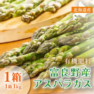 ふるさと納税 富良野市 [2026年4月〜発送]北海道 ふらの グリーン アスパラガス 約1kg サイズ混合 (守田農園)