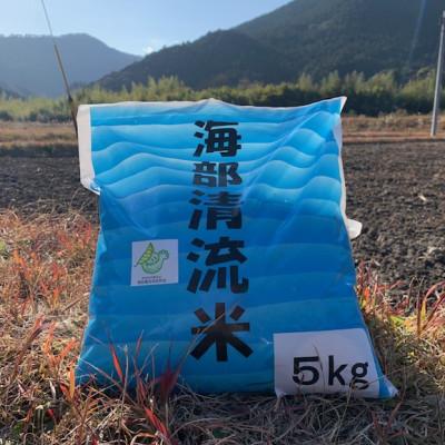 ふるさと納税 海陽町 [玄米]海部清流米コシヒカリ5kg 認定エコファーマー栽培 代々受け継がれた米農家が作ってます!