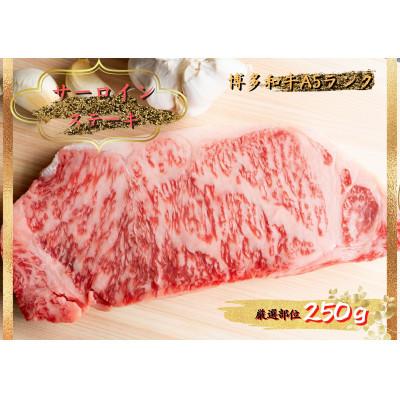 ふるさと納税 添田町 博多和牛サーロインステーキ 250g[250g×1枚](添田町)